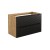 Comad Luxor Black Szafka podumywalkowa 90 cm 2 szuflady 82-90-2S