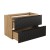 Comad Luxor Black Szafka podumywalkowa 90 cm 2 szuflady 82-90-2S