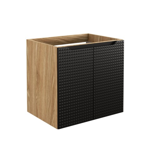 Comad Luxor Black Szafka podumywalkowa 60 cm 2 Drzwi 82-60-2D