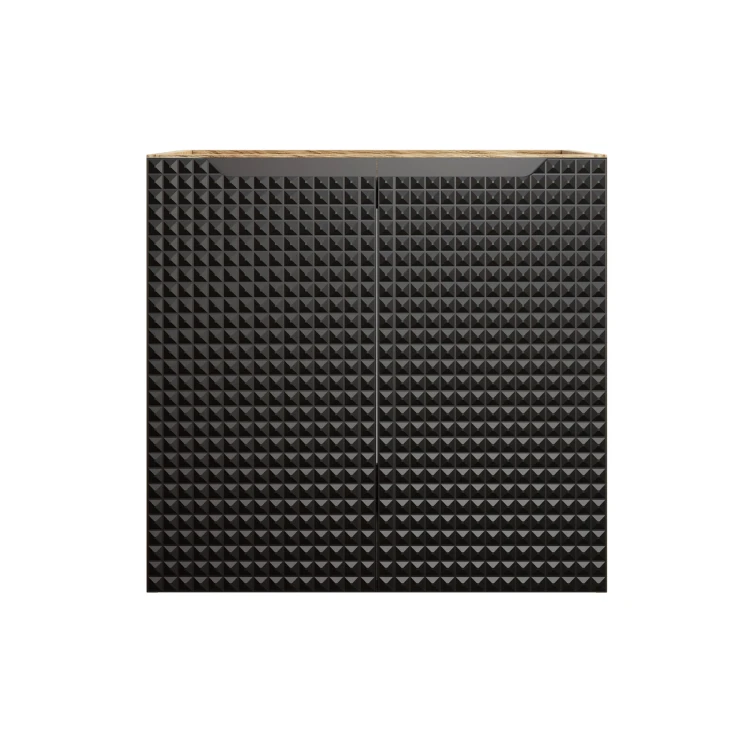 Comad Luxor Black Szafka podumywalkowa 60 cm 2 Drzwi 82-60-2D
