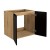 Comad Luxor Black Szafka podumywalkowa 60 cm 2 Drzwi 82-60-2D