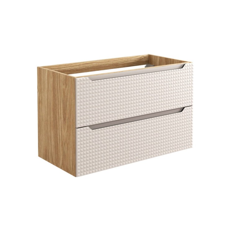 Comad Luxor Beige Szafka pod umywalkę 90cm 2 Szuflady  82-90-2S