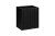 COMAD Nova Black Szafka pod umywalkę 50cm 2 drzwi D2 82-50-2D