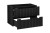 COMAD Nova Black Szafka pod umywalkę 60cm 2 szuflady D2 82-60-2S
