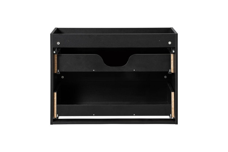 COMAD Nova Black Szafka pod umywalkę 60cm 2 szuflady D2 82-60-2S