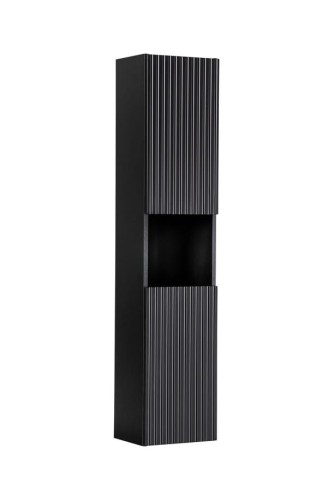 COMAD Nova Black Szafka wysoka 2 drzwi 80-03-2D(W80-02D)