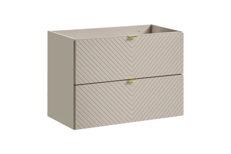 Comad Szafka pod umywalkę 80 cm 2 szuflady VIVA CASHMERE 82-80-2S