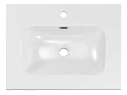 Comad Umywalka meblowa jednokomorowa 60 cm FLY WHITE GLOSS UM 60-46 DP ( E-8073-60 )