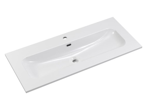 Comad Umywalka meblowa jednokomorowa 100cm FLY WHITE GLOSS UM 100-46 DP ( E-8073-100 )