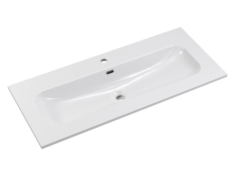 Comad Umywalka meblowa jednokomorowa 100cm FLY WHITE GLOSS UM 100-46 DP ( E-8073-100 )