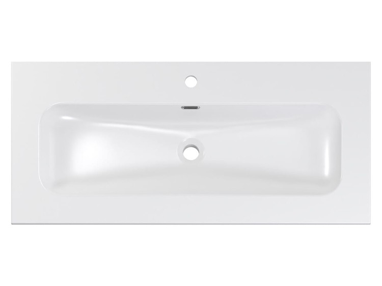 Comad Umywalka meblowa jednokomorowa 100cm FLY WHITE GLOSS UM 100-46 DP ( E-8073-100 )