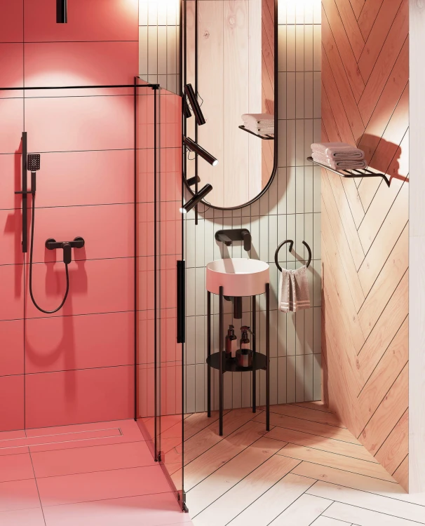 Deante Ścianka prysznicowa walk-in 100 cm - przesuwna KTJ_N30R