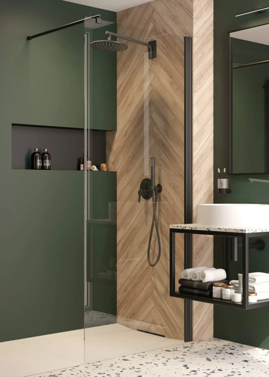 Deante Ścianka prysznicowa / walk-in systemu Kerria Plus 90 cm KTS_N39P