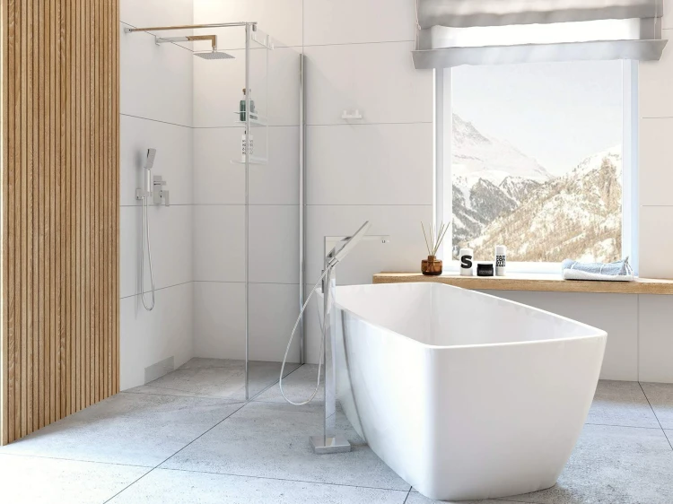 Deante Ścianka prysznicowa / walk-in systemu Kerria Plus 80 cm KTS_038P
