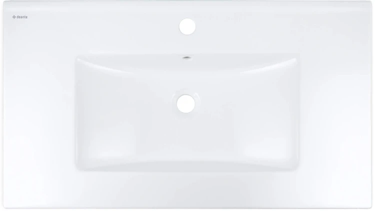 Deante Tubo Umywalka ceramiczna wpuszczana z miejscem na baterię CTU_648M