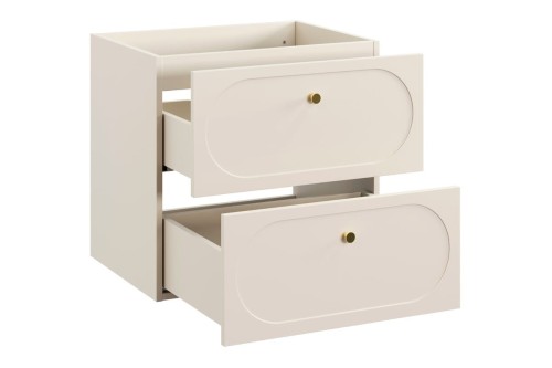 Comad Szafka pod umywalkę 60cm 2 szuflady DONNA SAND 82-60-46-2S
