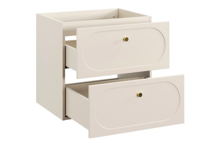 Comad Szafka pod umywalkę 60cm 2 szuflady DONNA SAND 82-60-46-2S