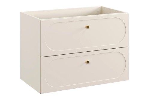Comad Szafka pod umywalkę 80 cm 2 szuflady DONNA SAND 82-80-46-2S