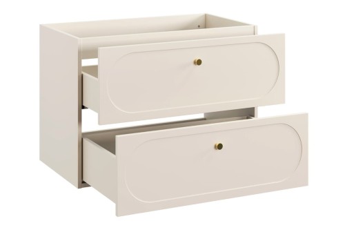 Comad Szafka pod umywalkę 80 cm 2 szuflady DONNA SAND 82-80-46-2S