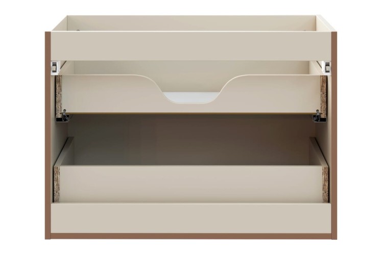 Comad Szafka pod umywalkę 80 cm 2 szuflady DONNA SAND 82-80-46-2S