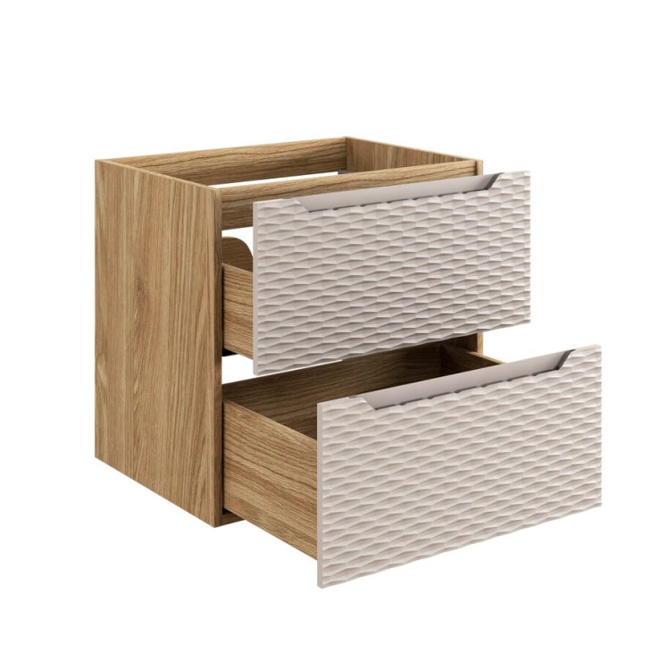 Comad Szafka pod umywalkę 60cm 2 szuflady  OCEAN BEIGE 82-60-2S