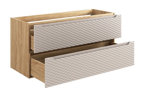 Comad Szafka pod umywalkę 120cm 2 szuflady OCEAN BEIGE 82-120-2S