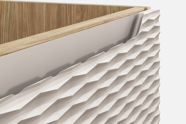 Comad Szafka pod umywalkę 120cm 2 szuflady OCEAN BEIGE 82-120-2S