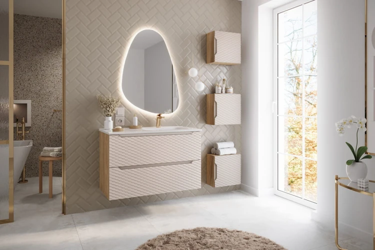Comad Szafka Górna Qubik 35x35cm OCEAN BEIGE 83-35-1DQ