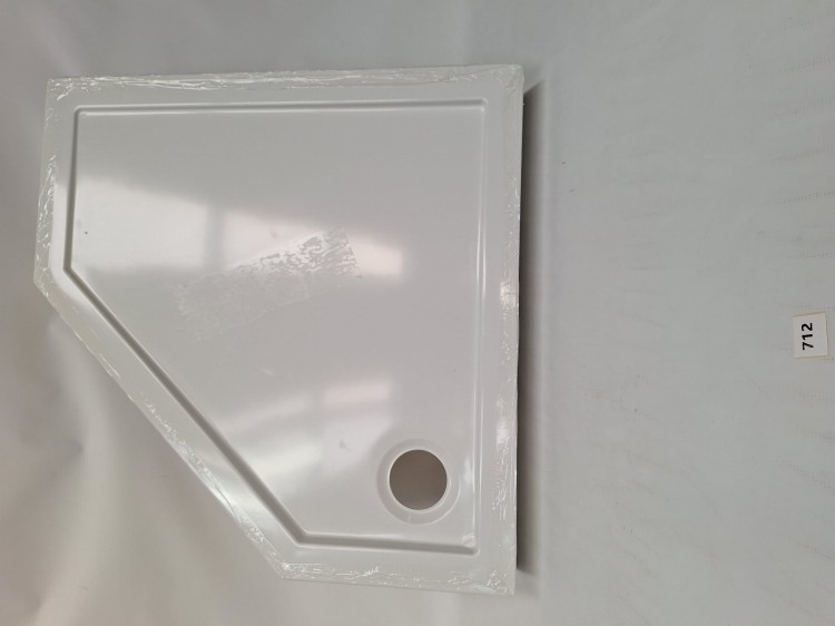 Wyprzedaż Schedpol  brodzik pieciokątny 80x80x12 cm Wyrób II gatunek - IBS717