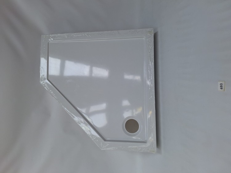 Wyprzedaż Schedpol  brodzik pieciokątny 80x80x12 cm Wyrób II gatunek - IBS693