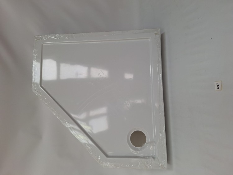 Wyprzedaż Schedpol  brodzik pieciokątny 80x80x12 cm Wyrób II gatunek - IBS697