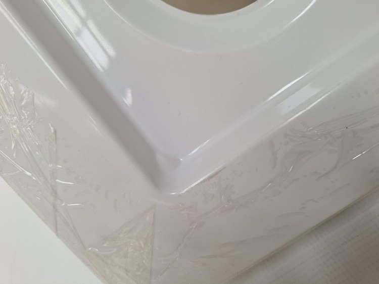 Wyprzedaż Schedpol  brodzik pieciokątny 80x80x12 cm Wyrób II gatunek - IBS699