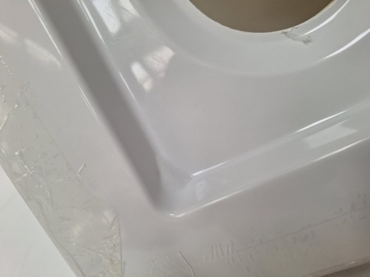 Wyprzedaż Schedpol  brodzik pieciokątny 80x80x12 cm Wyrób II gatunek - IBS701