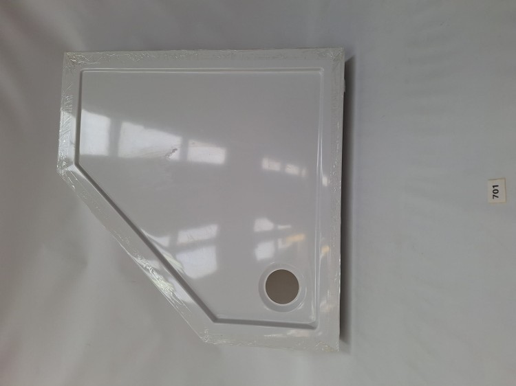 Wyprzedaż Schedpol  brodzik pieciokątny 80x80x12 cm Wyrób II gatunek - IBS701