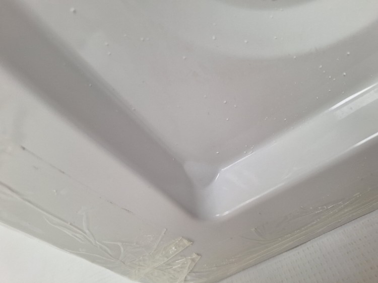 Wyprzedaż Schedpol  brodzik pieciokątny 80x80x12 cm Wyrób II gatunek - IBS702