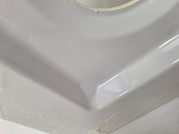 Wyprzedaż Schedpol  brodzik pieciokątny 80x80x12 cm Wyrób II gatunek - IBS703