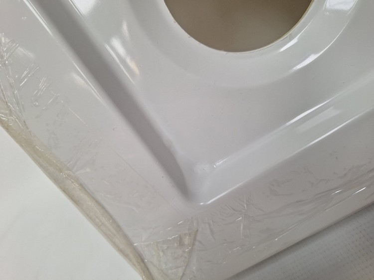 Wyprzedaż Schedpol  brodzik pieciokątny 80x80x12 cm Wyrób II gatunek - IBS711