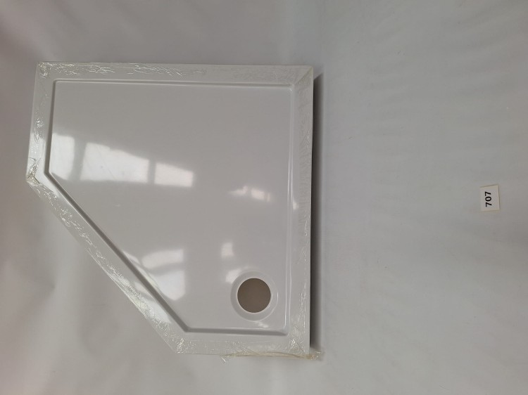 Wyprzedaż Schedpol  brodzik pieciokątny 80x80x12 cm Wyrób II gatunek - IBS711