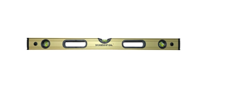 Schedpol Poziomnica GOLD MAX PROFESSIONAL z 3 wskaźnikami  z uchwytami i magnesami 60 cm PAZP60.