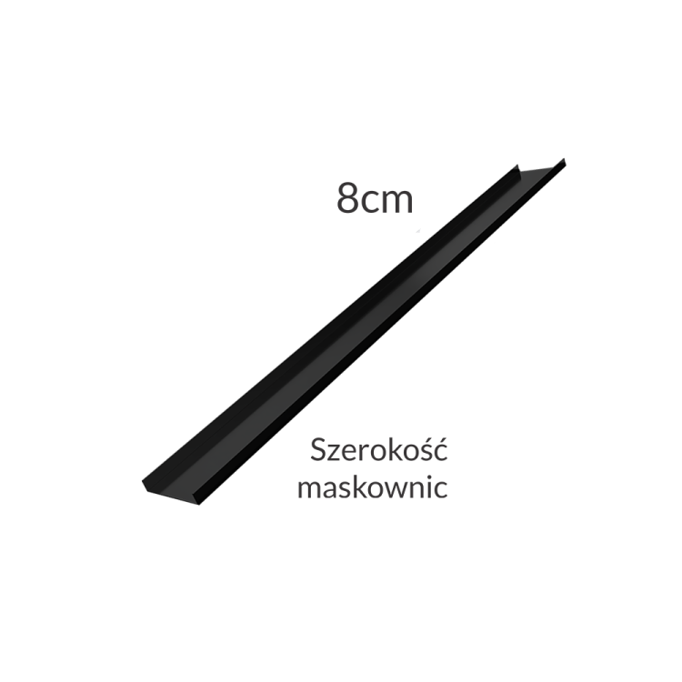 Schedpol Maskownica Base Black Range (2w1) 60 cm 10.050/DPSM