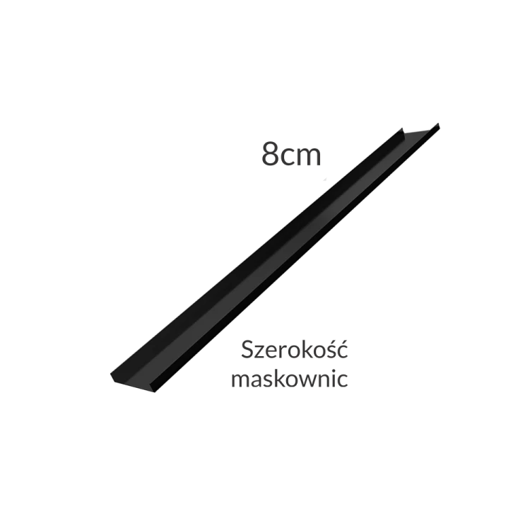 Schedpol Maskownica Base Black Range (2w1) 100 cm 10.054/DPSM