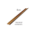 Schedpol Maskownica Base Copper Brushed Range (2w1)  70 cm