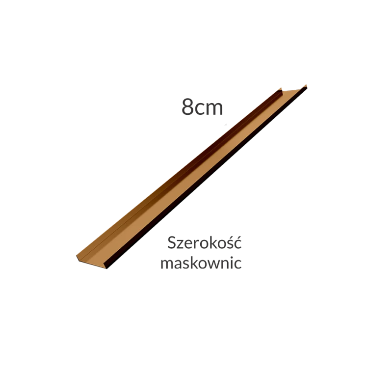 Schedpol Maskownica Base Copper Brushed Range (2w1)  70 cm