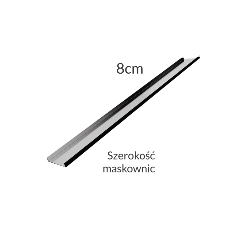 Schedpol  Maskownica Base Steel Range (2w1) 100 cm 10.054/DPSC