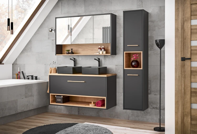 Comad Szafka z Lustrem 100cm 3 Drzwi BORNEO COSMOS 845 FSC