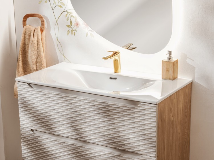 Comad  Umywalka meblowa jednokomorowa 120cm SKY 120/DP-8099