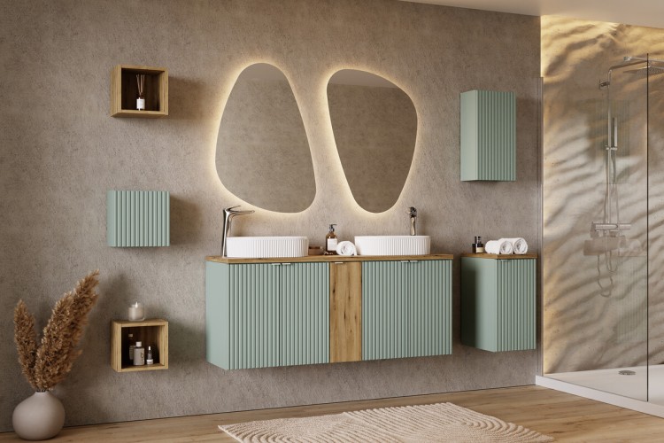 Comad Szafka Górna Qubik 30x30cm 1 Drzwi LINE REED GREEN D 83-30-1DQ