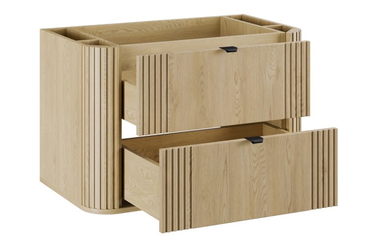 Comad Szafka pod umywalkę 80cm 2 szuflady OVALIA CREMONA 82-80-46-2S