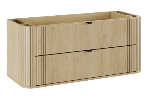 Comad Szafka pod umywalkę 120cm 2 szuflady OVALIA CREMONA 82-120-46-2S
