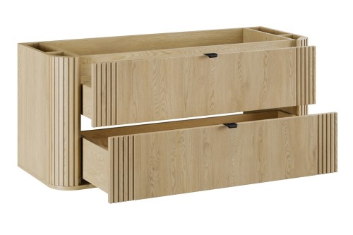 Comad Szafka pod umywalkę 120cm 2 szuflady OVALIA CREMONA 82-120-46-2S